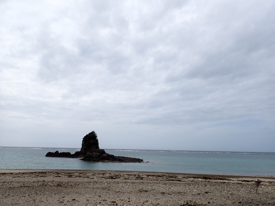 今日の嘉陽海岸