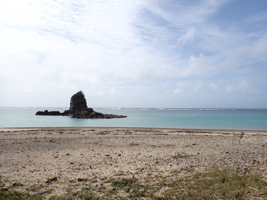 今日の嘉陽海岸