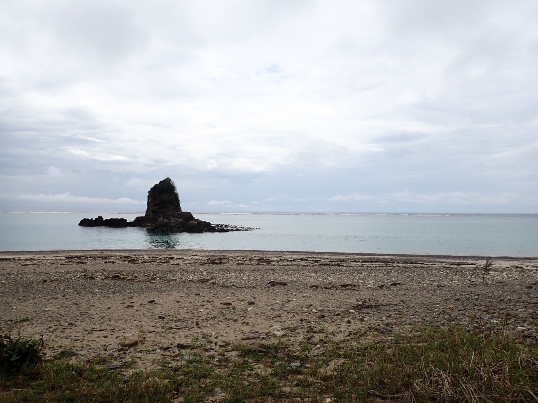 今日の嘉陽海岸
