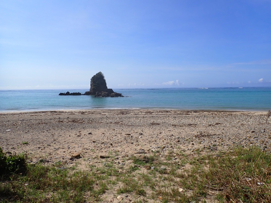 今日の嘉陽海岸