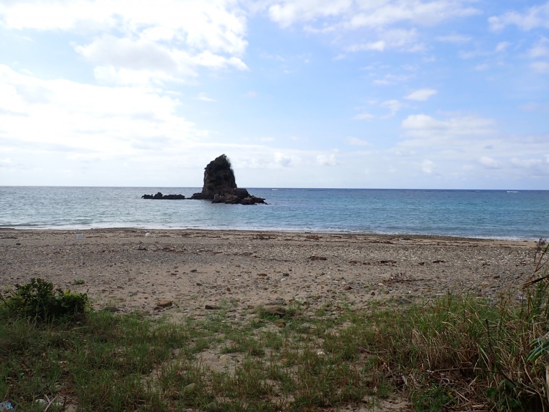 今日の嘉陽海岸