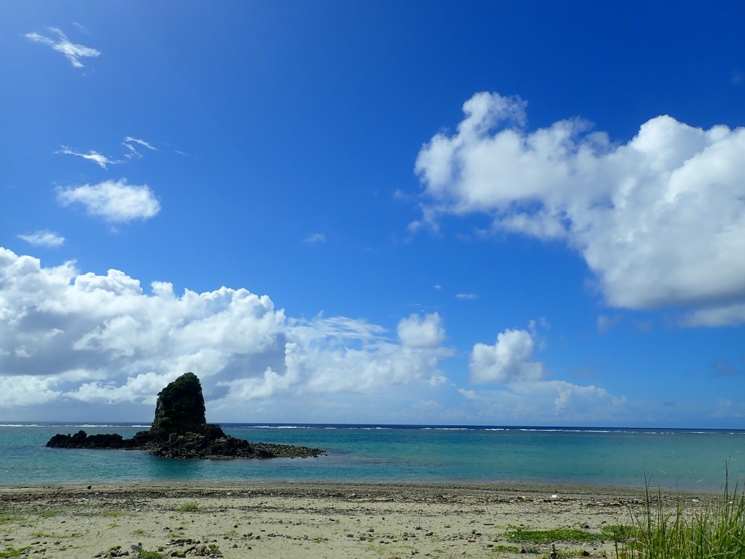 今日の嘉陽海岸