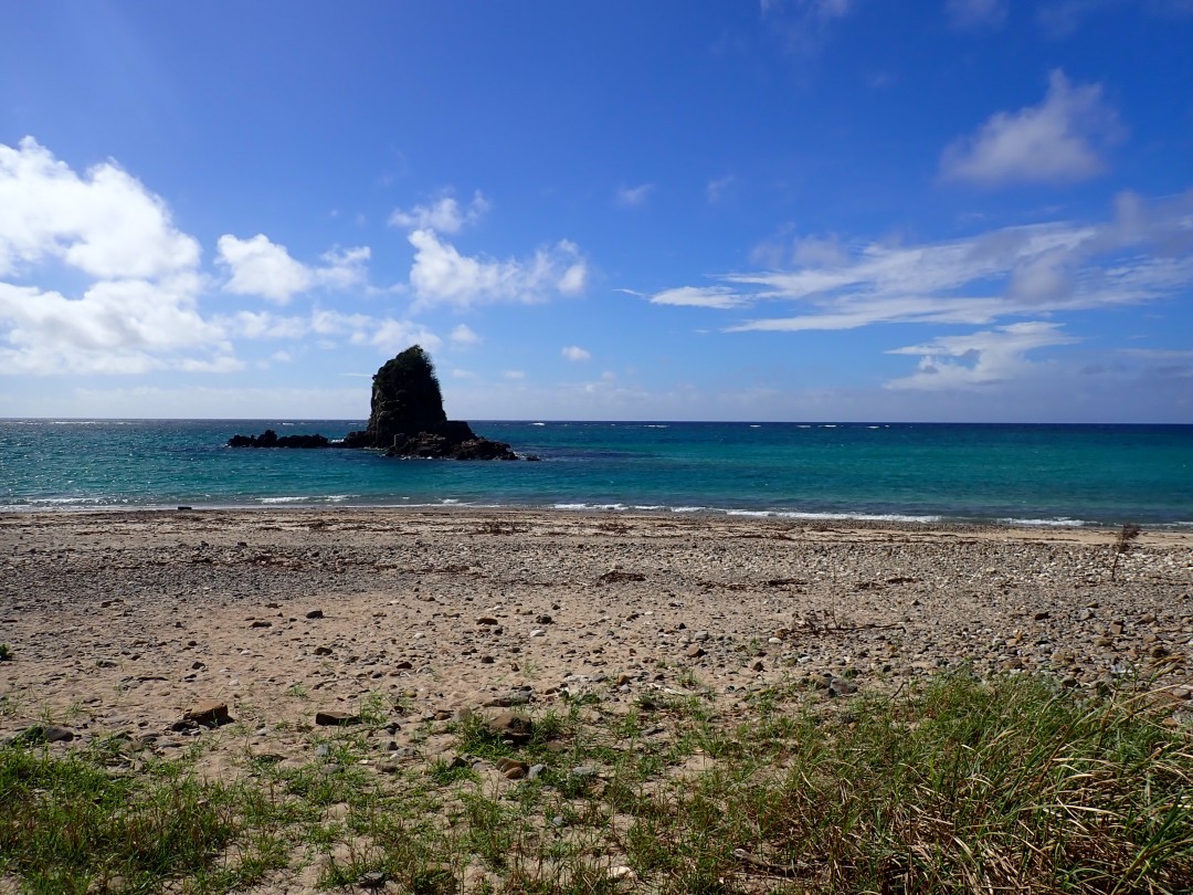 今日の嘉陽海岸