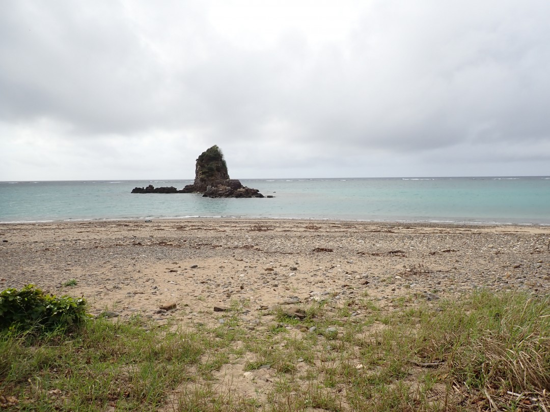 今日の嘉陽海岸