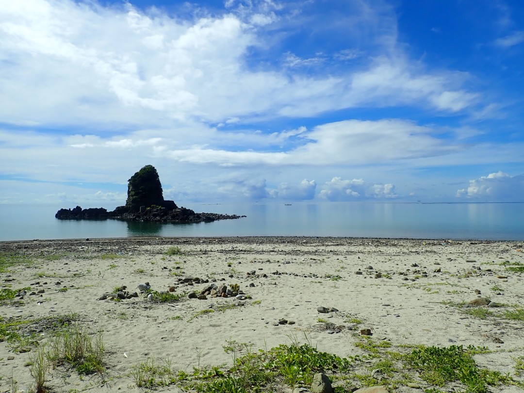 今日の嘉陽海岸
