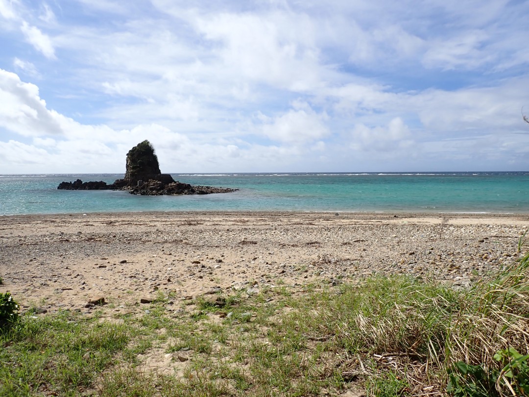 今日の嘉陽海岸