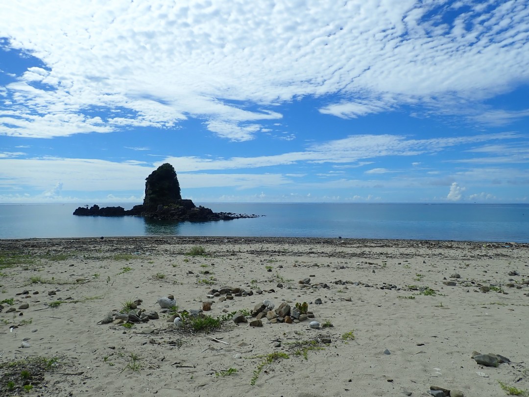 今日の嘉陽海岸