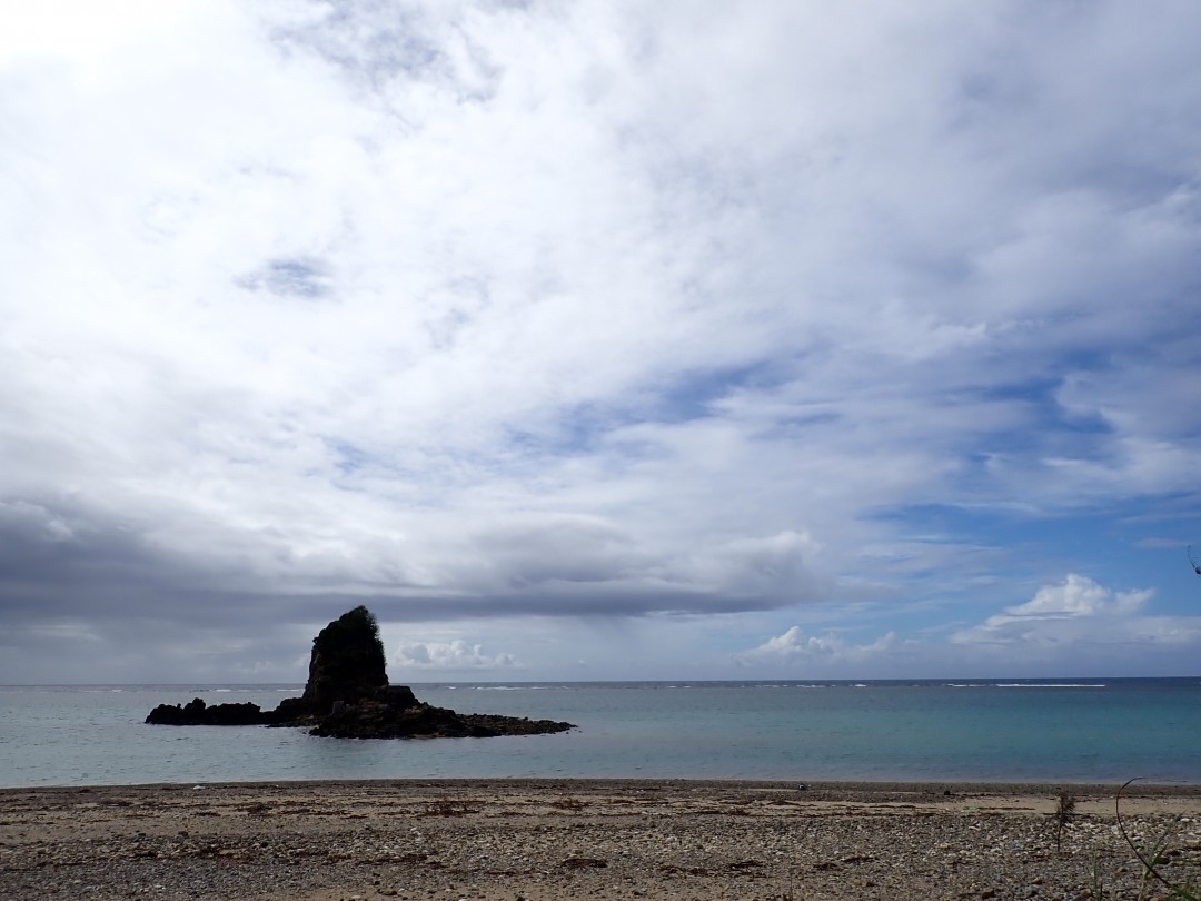 今日の嘉陽海岸