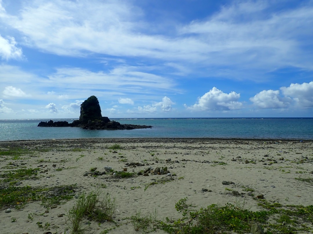今日の嘉陽海岸