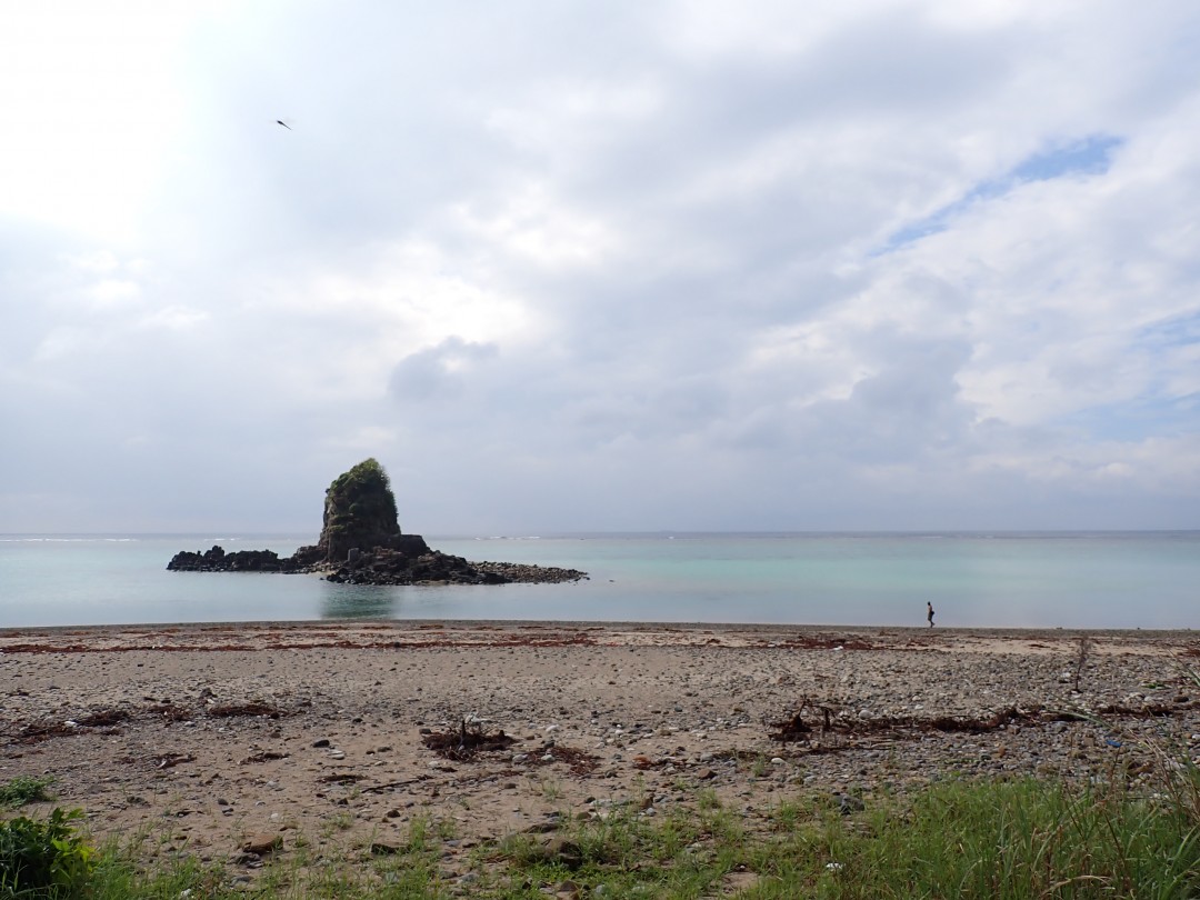 今日の嘉陽海岸