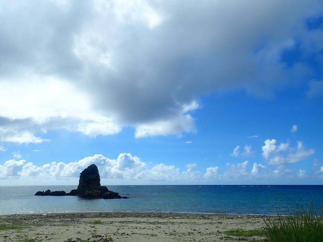 今日の嘉陽海岸
