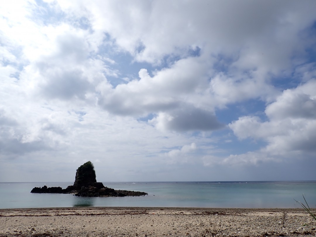 今日の嘉陽海岸