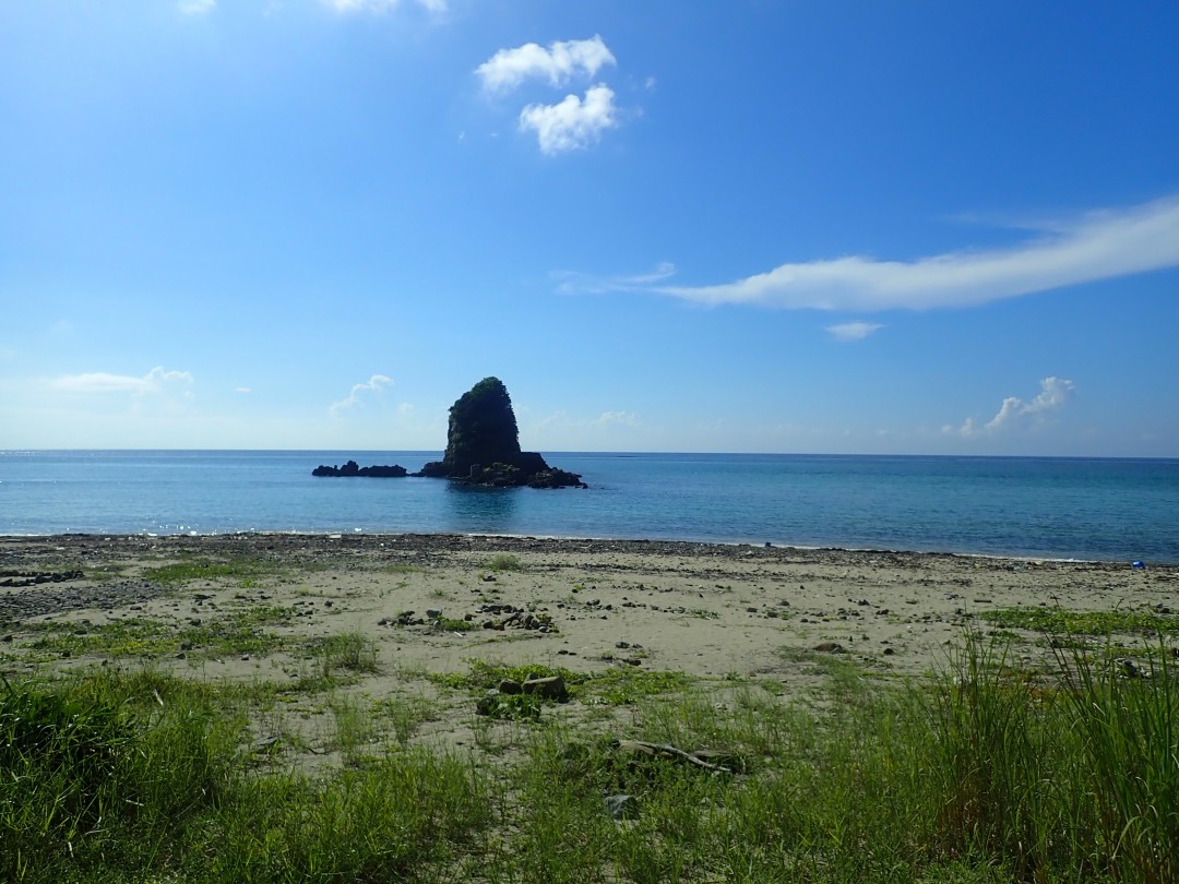 今日の嘉陽海岸