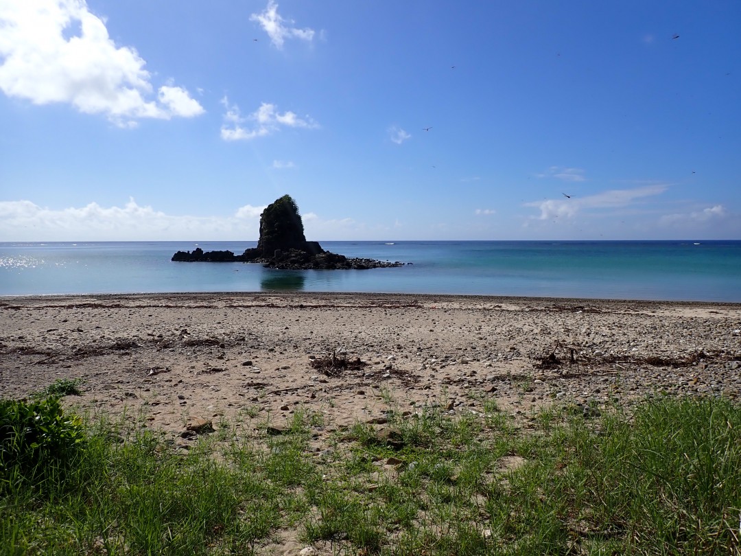今日の嘉陽海岸