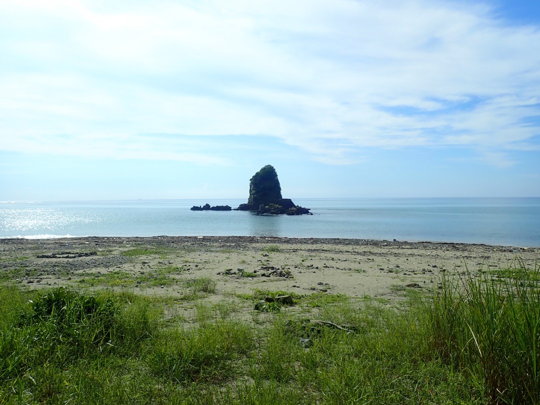 今日の嘉陽海岸