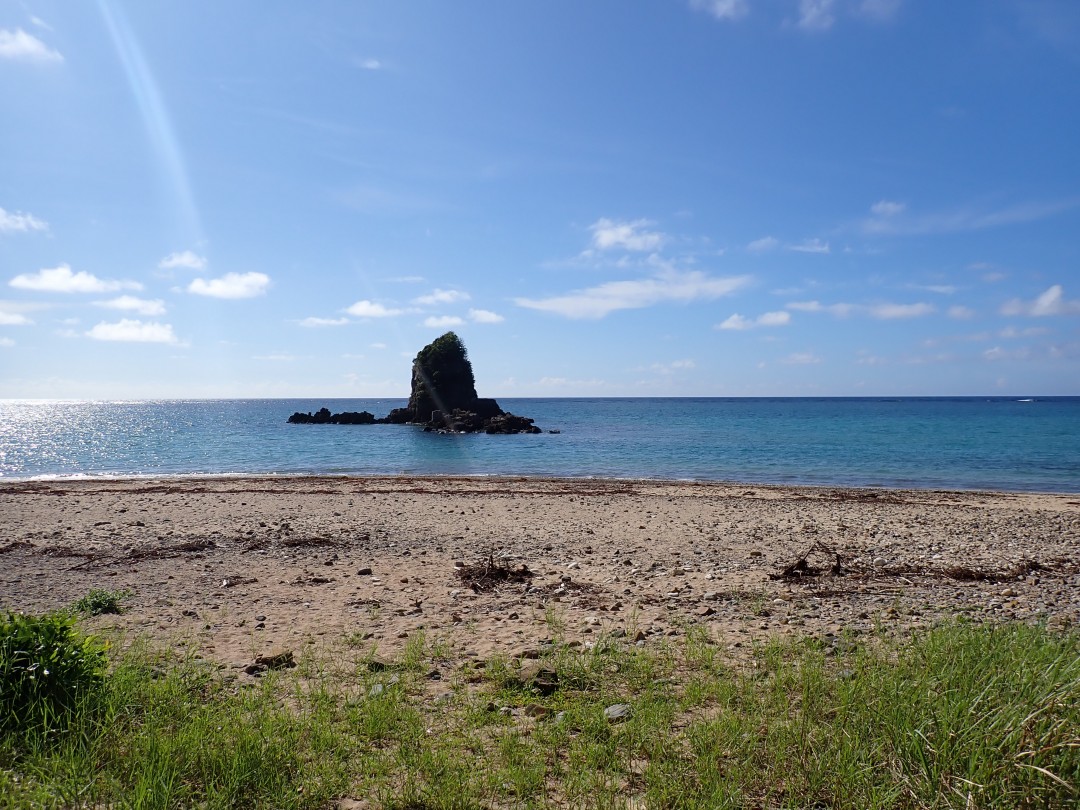 今日の嘉陽海岸