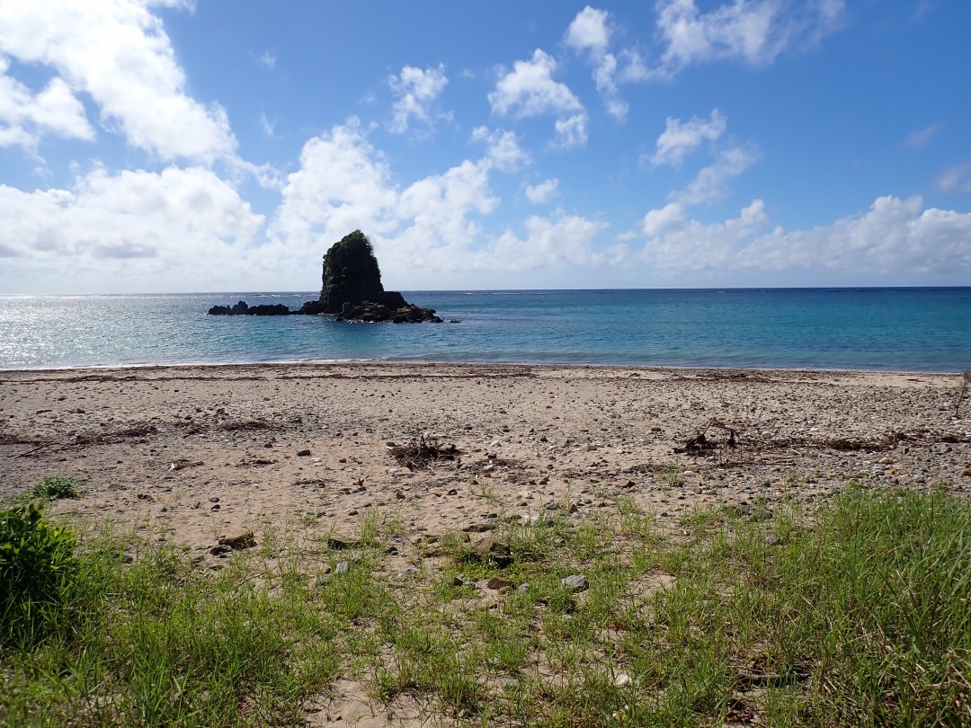 今日の嘉陽海岸