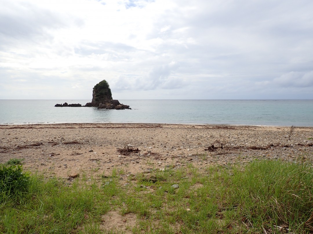 今日の嘉陽海岸