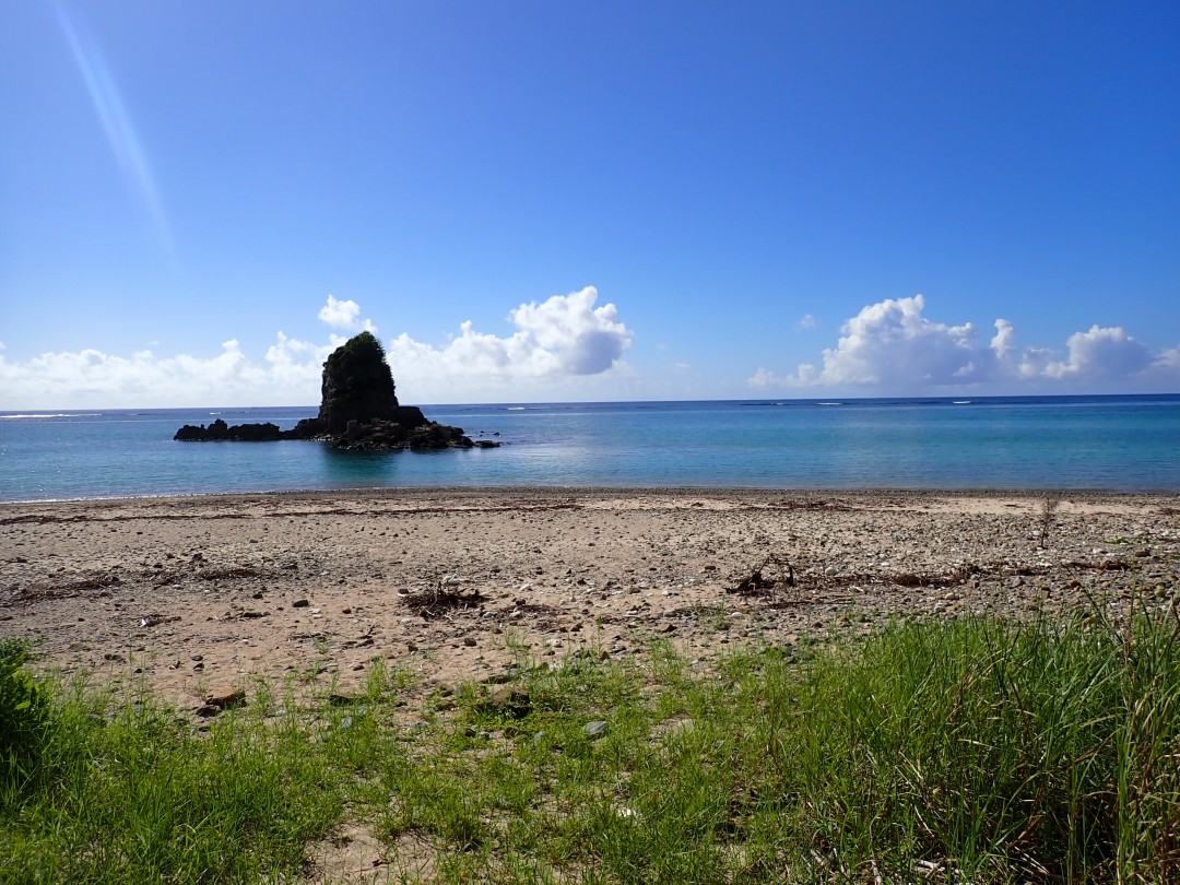 今日の嘉陽海岸