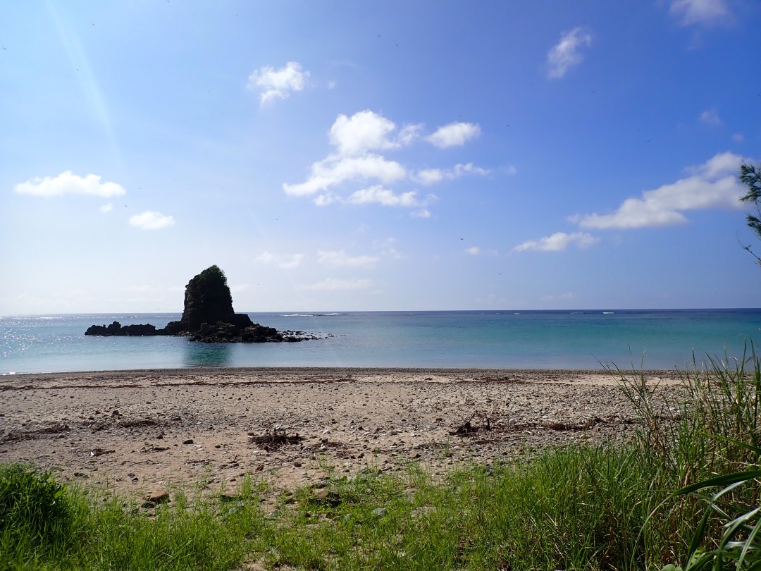 今日の嘉陽海岸