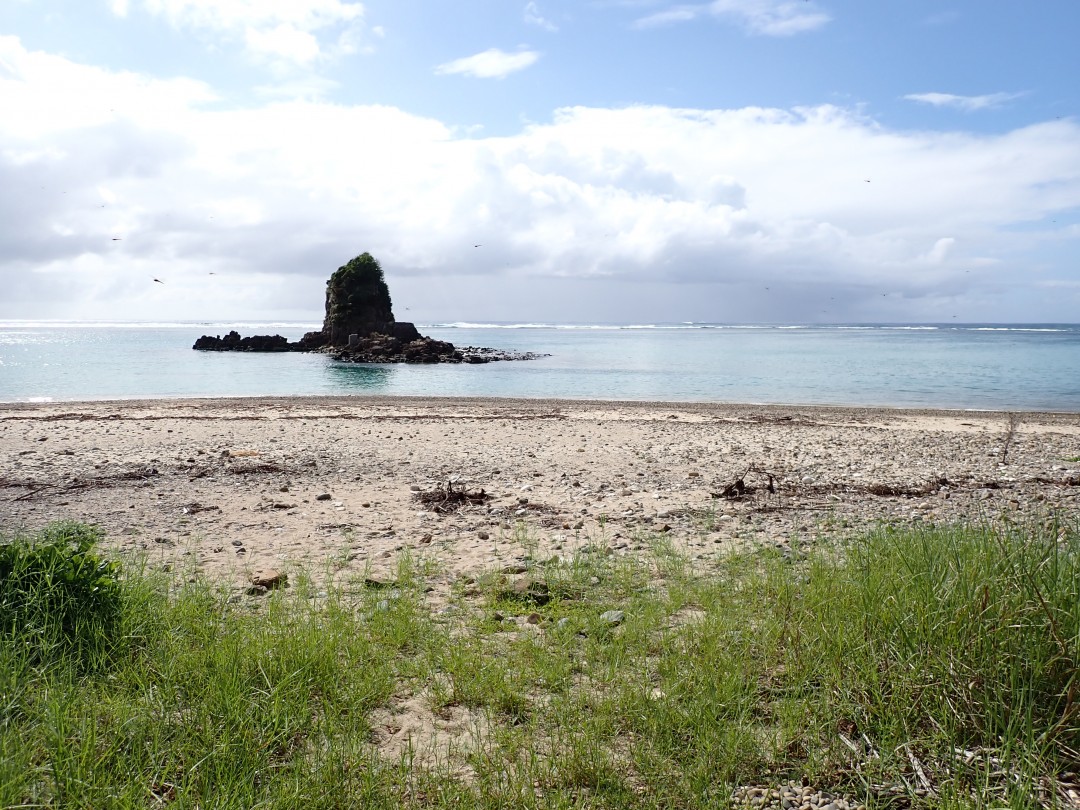 今日の嘉陽海岸