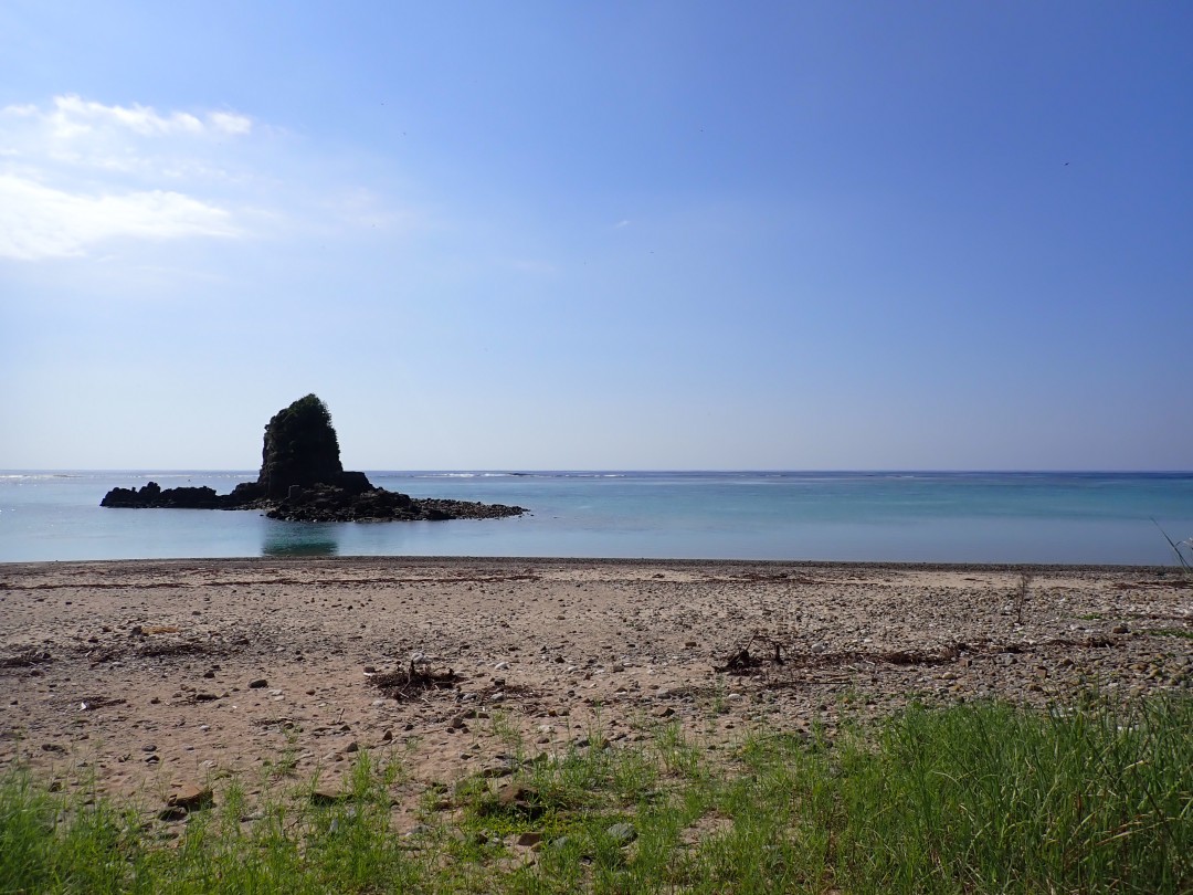 今日の嘉陽海岸