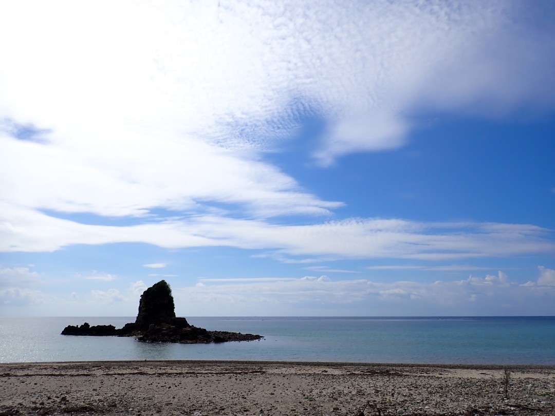 今日の嘉陽海岸