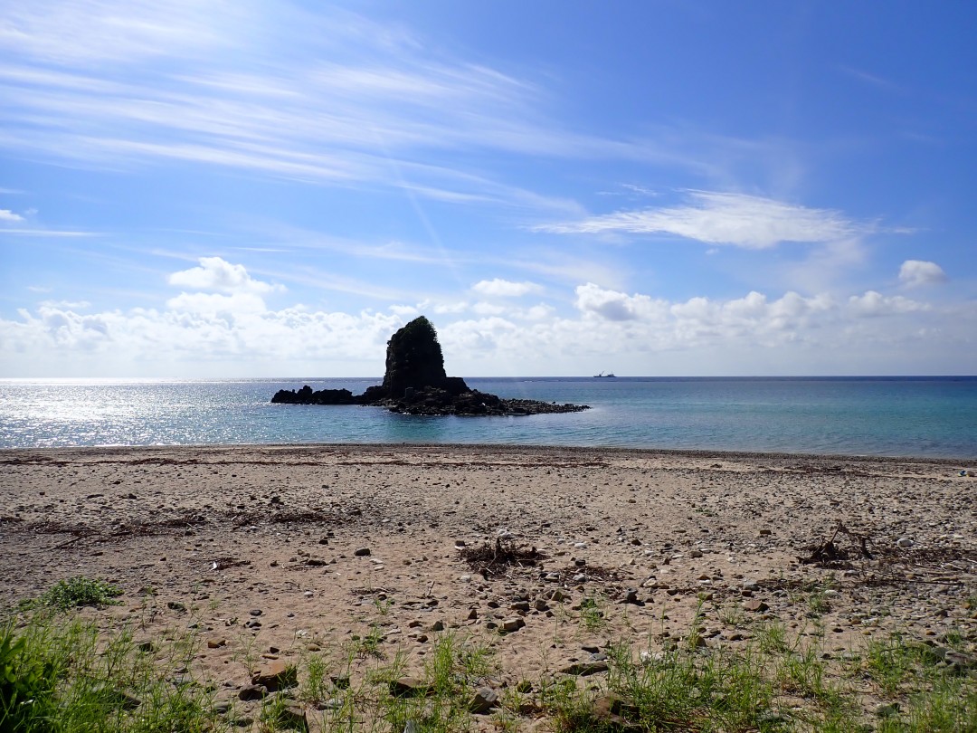 今日の嘉陽海岸