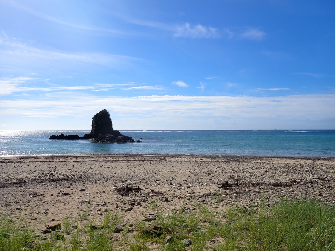 今日の嘉陽海岸