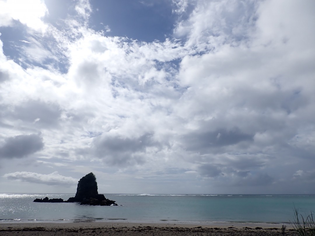 今日の嘉陽海岸
