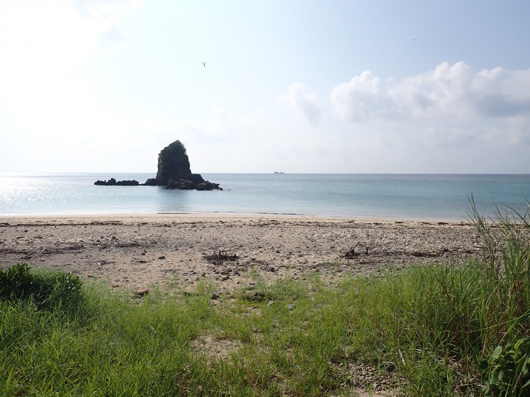 今日の嘉陽海岸