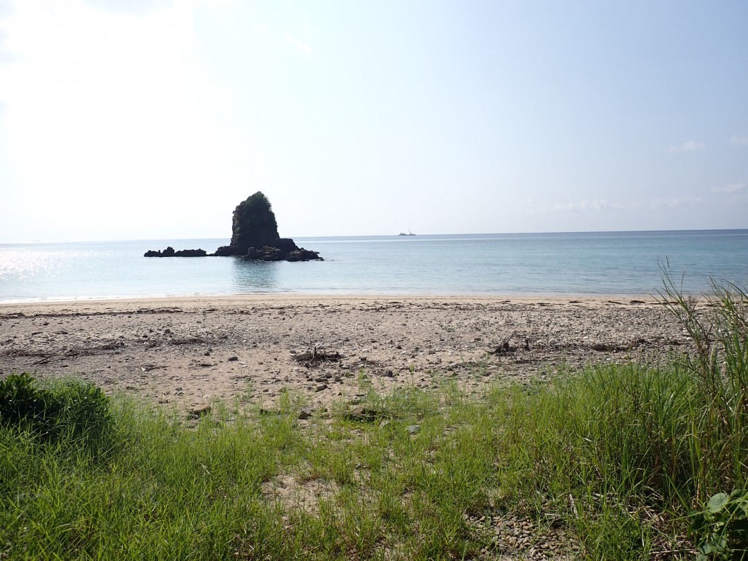 今日の嘉陽海岸