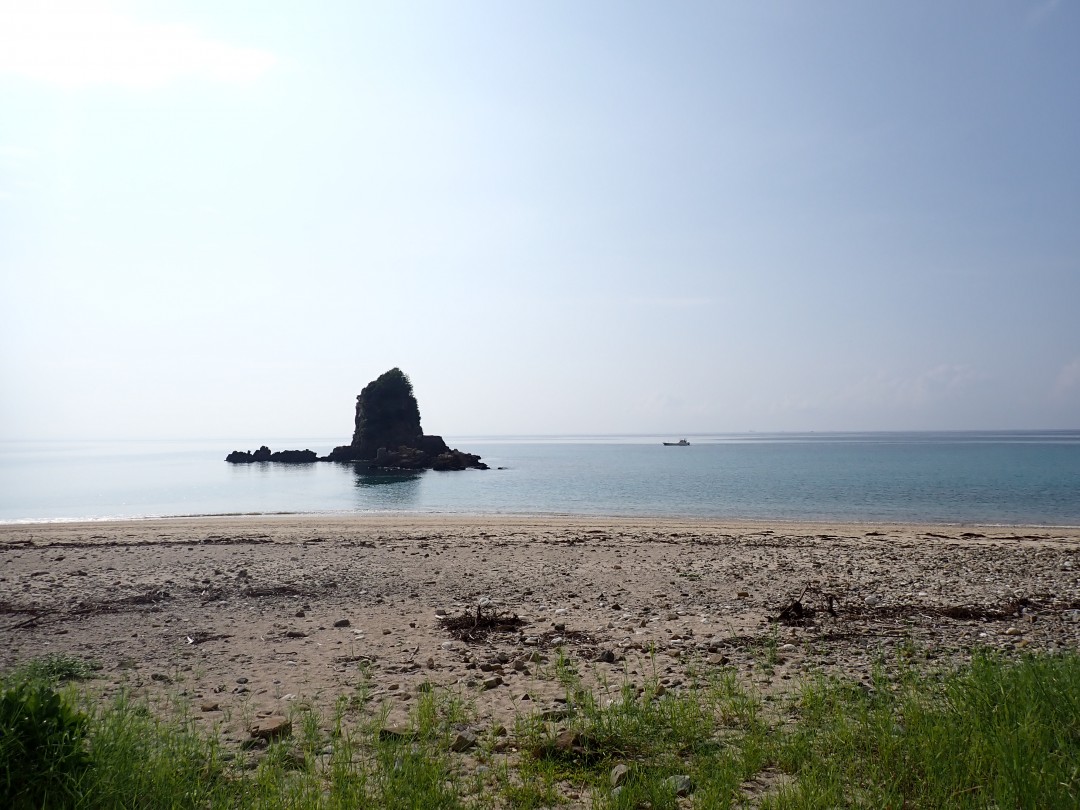 今日の嘉陽海岸
