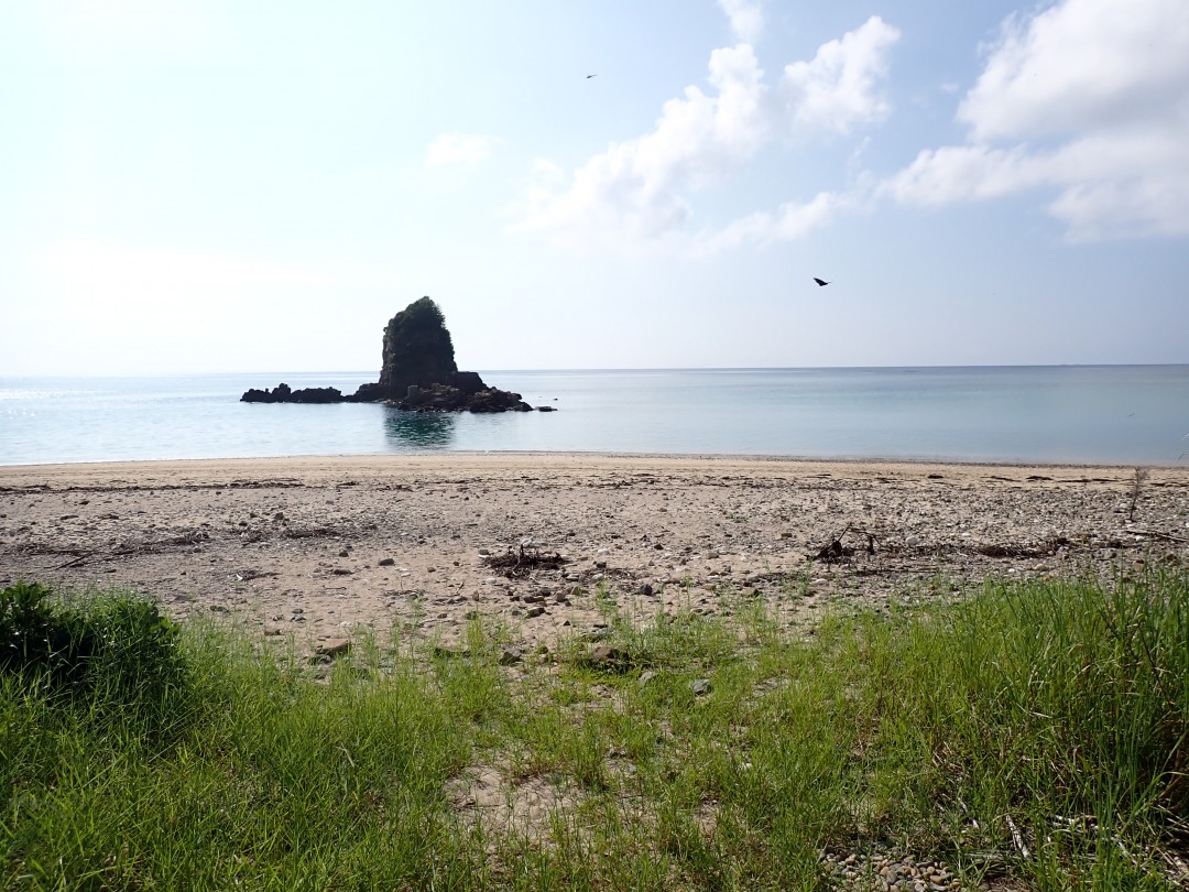 今日の嘉陽海岸