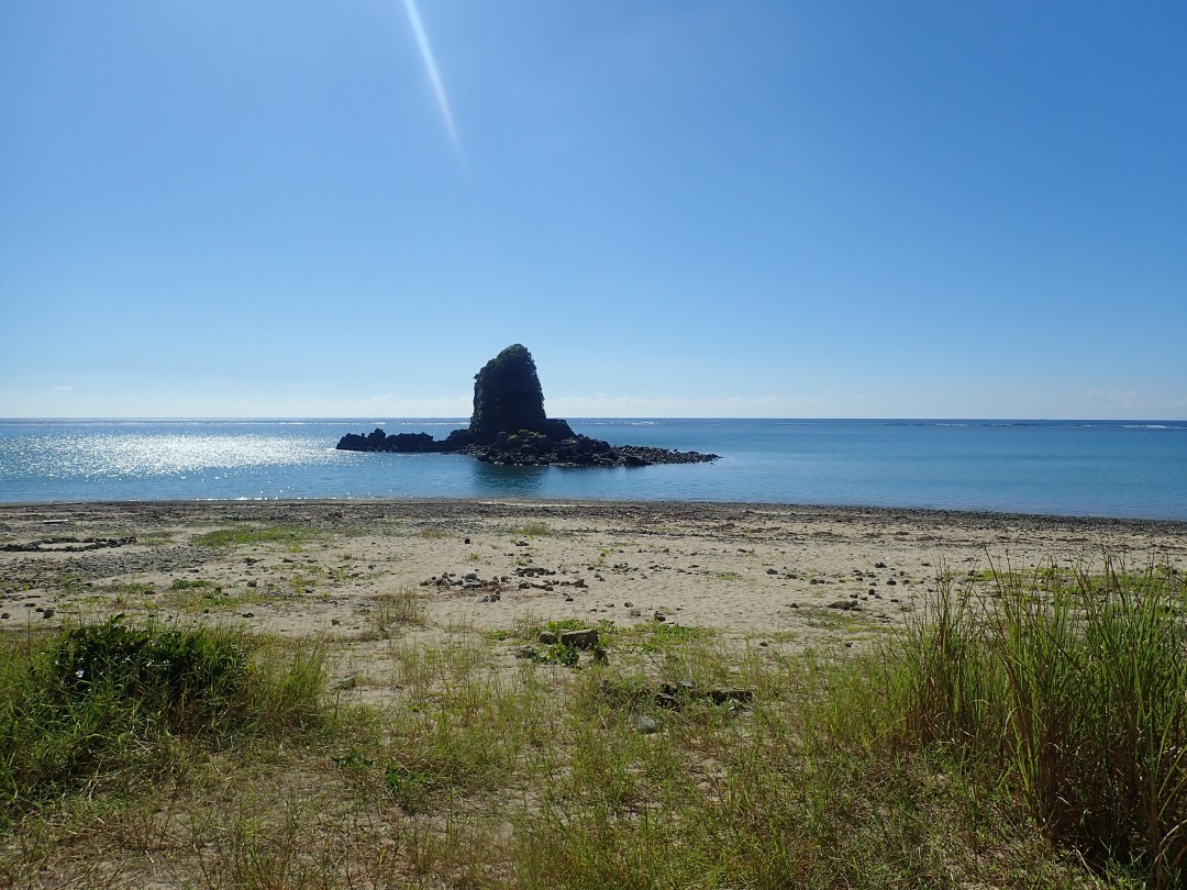 今日の嘉陽海岸