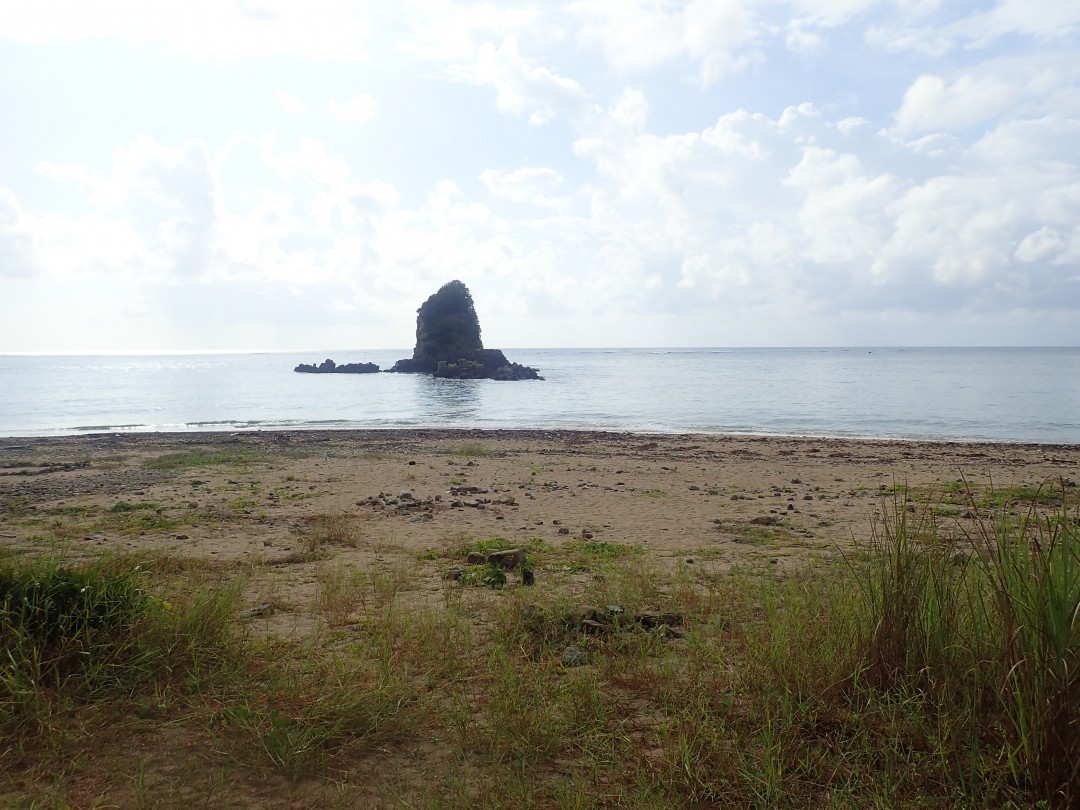 今日の嘉陽海岸