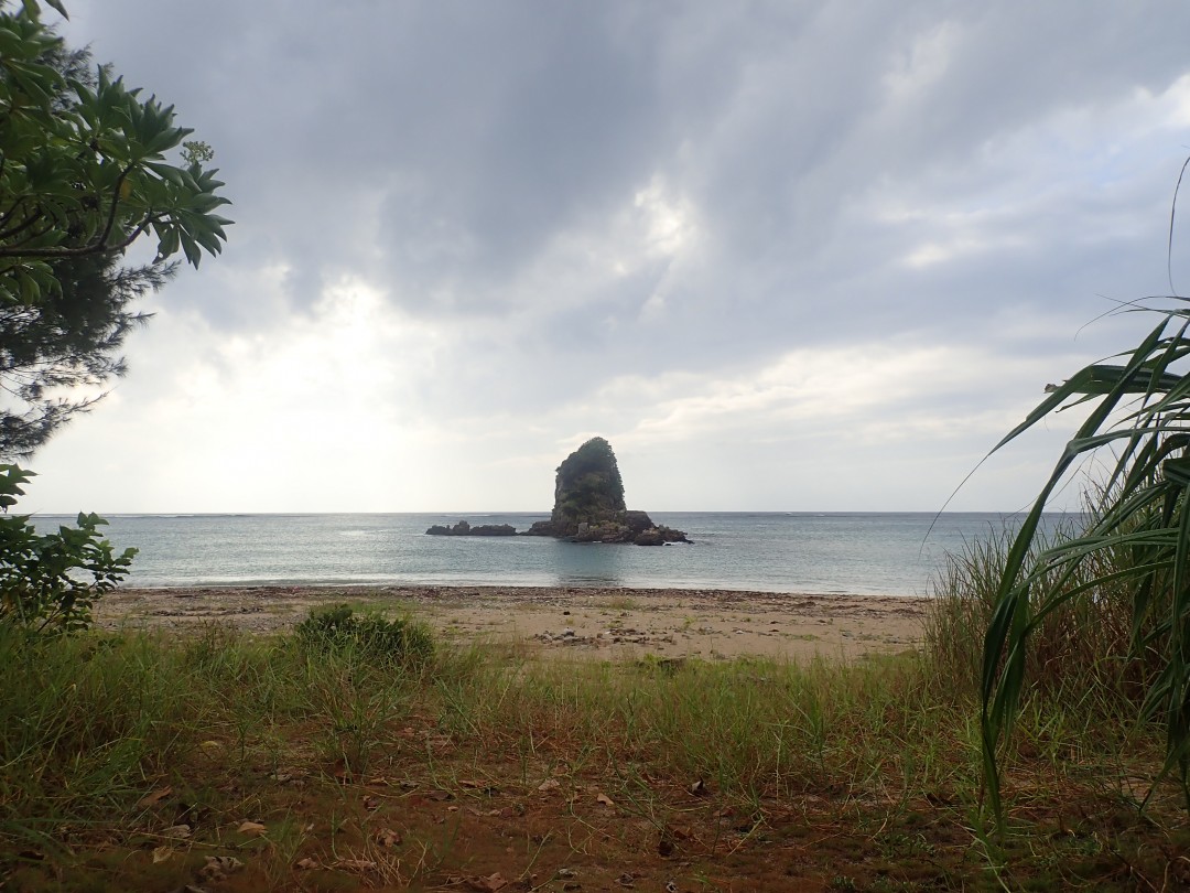 今日の嘉陽海岸