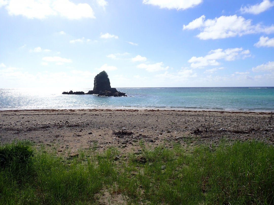 今日の嘉陽海岸