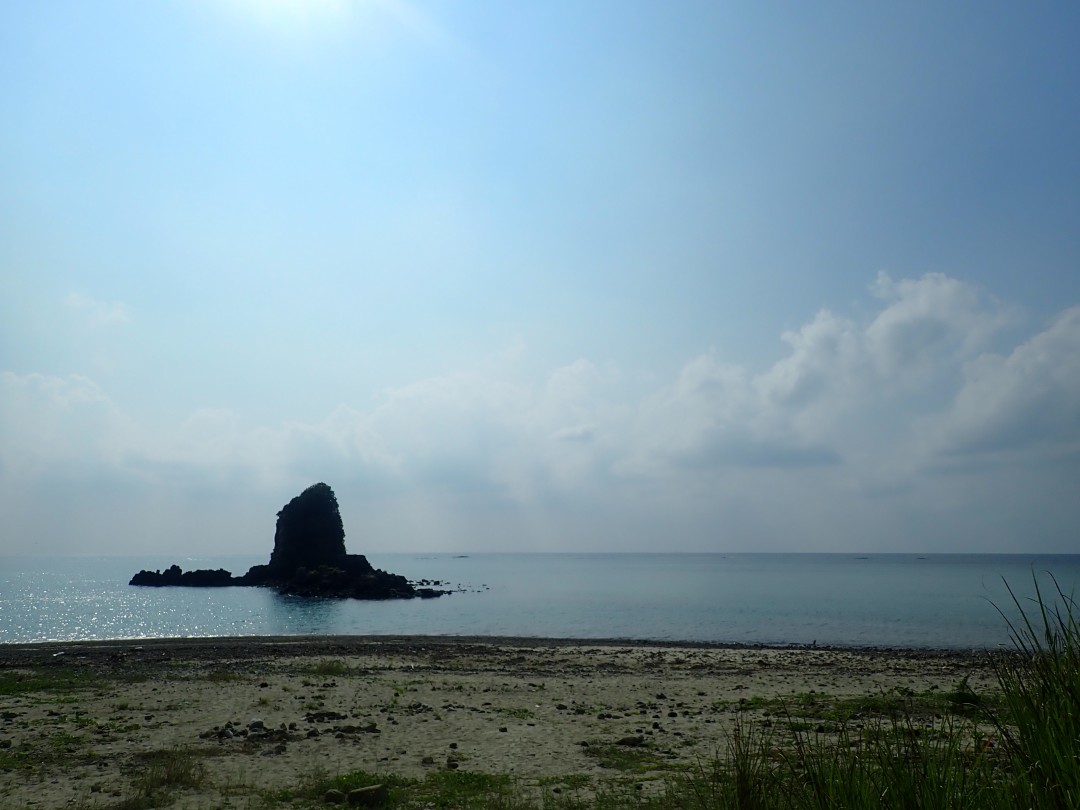 今日の嘉陽海岸
