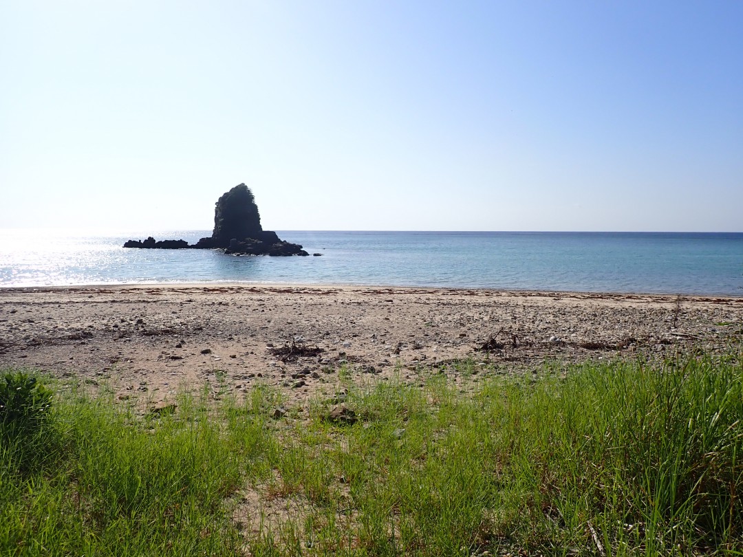 今日の嘉陽海岸