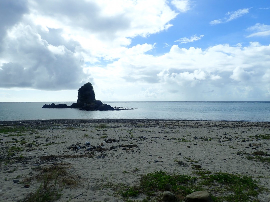 今日の嘉陽海岸