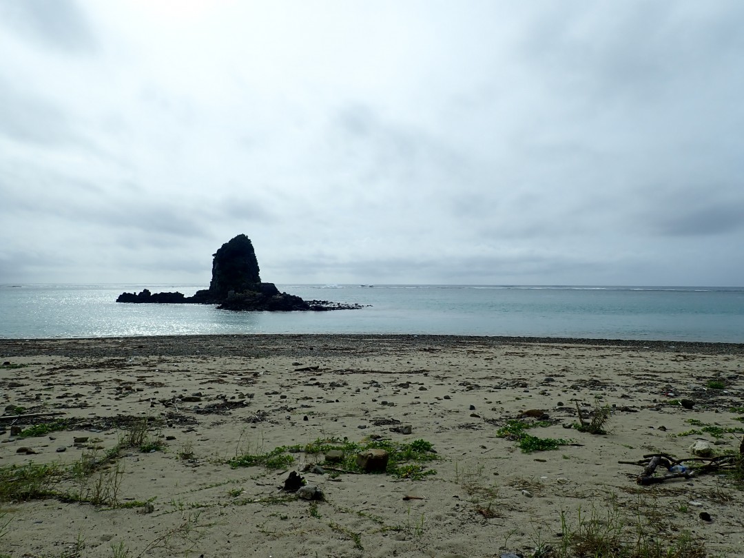 今日の嘉陽海岸