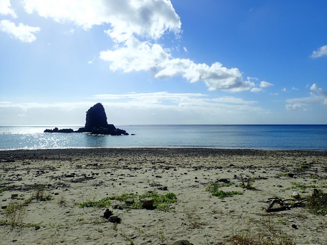 今日の嘉陽海岸