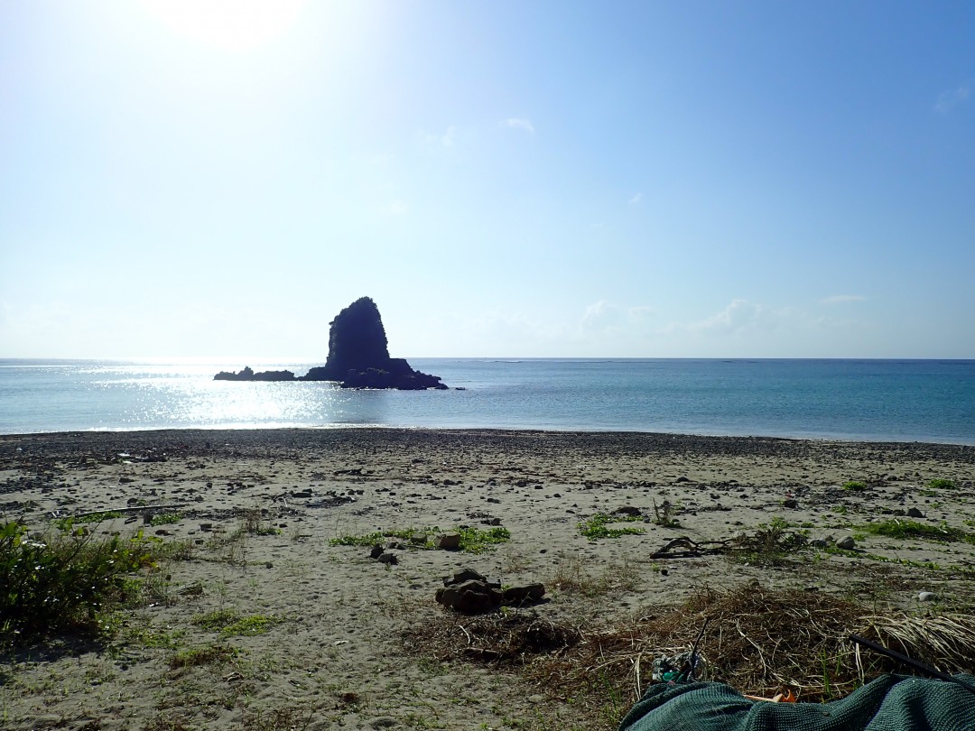 今日の嘉陽海岸