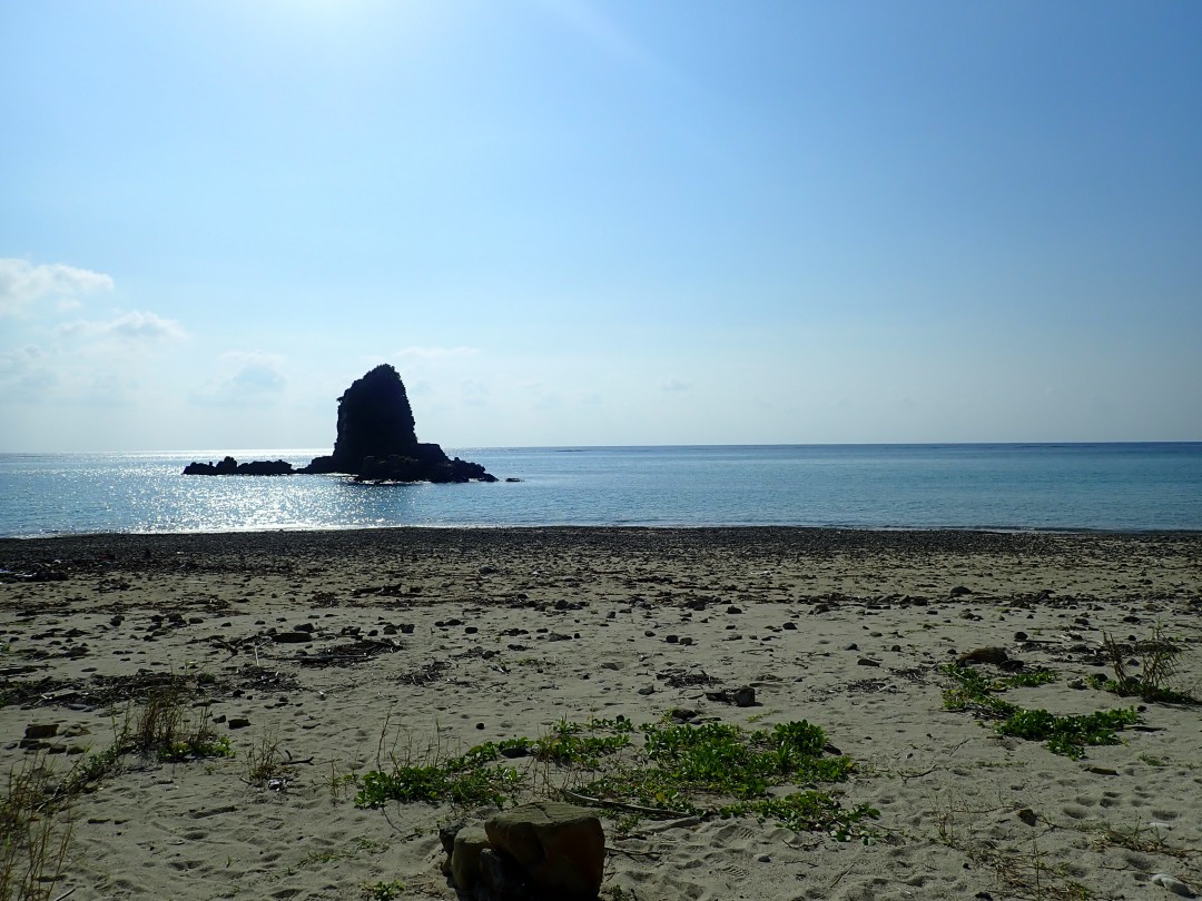 今日の嘉陽海岸