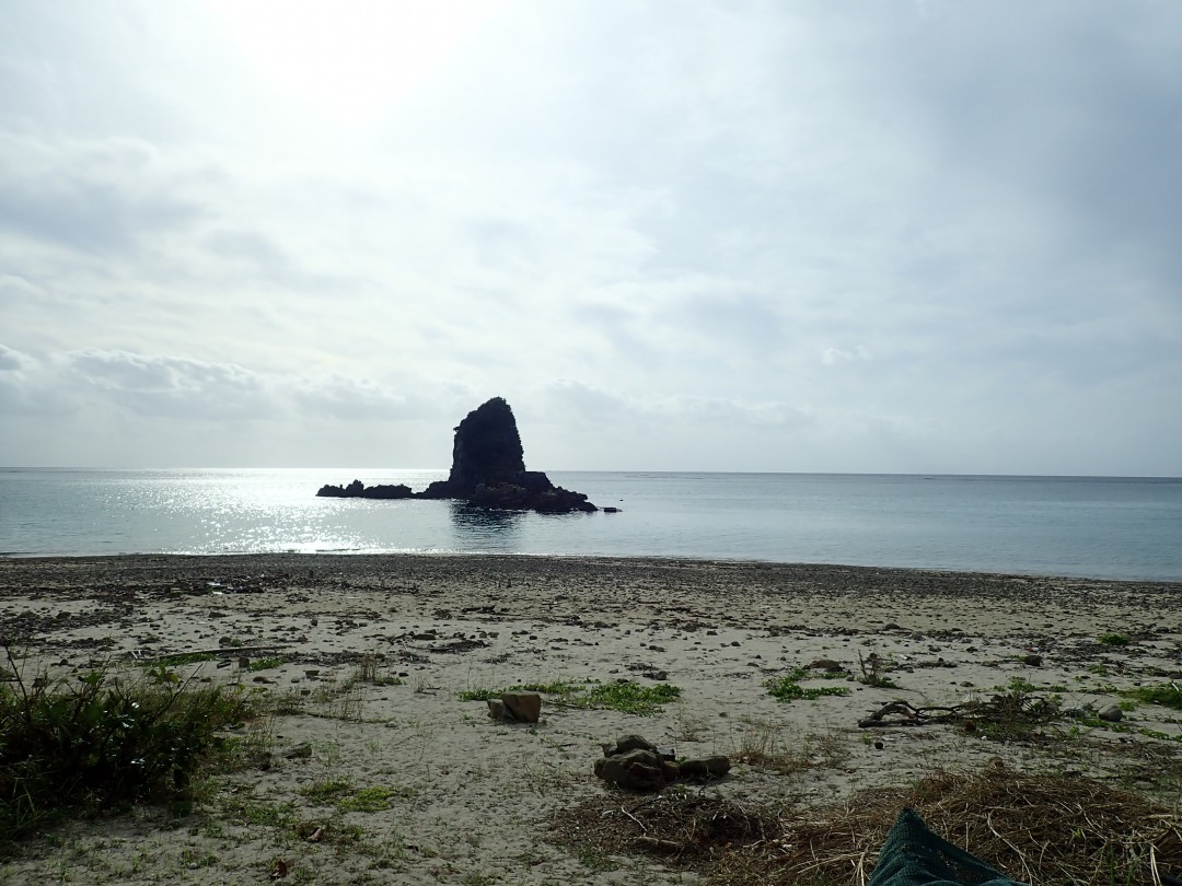 今日の嘉陽海岸