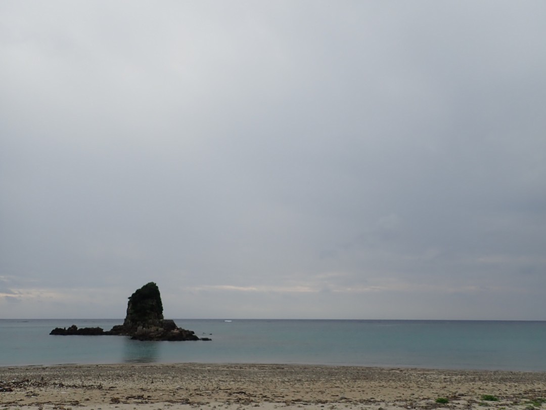 今日の嘉陽海岸