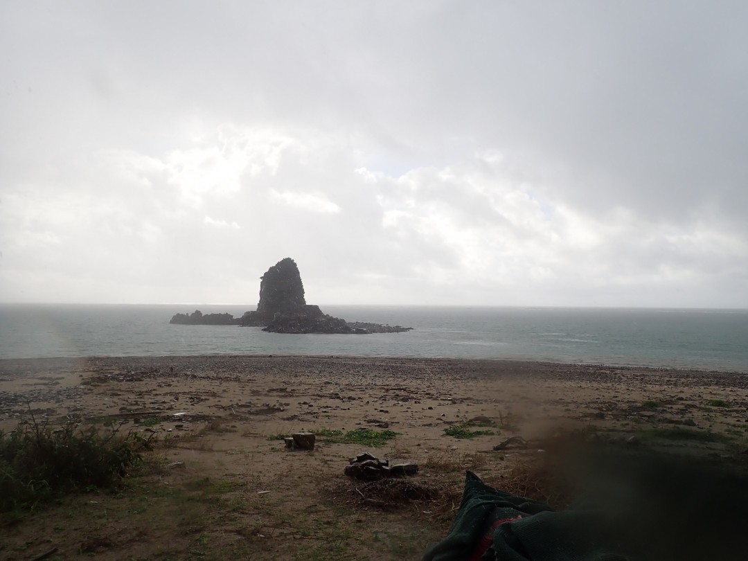 今日の嘉陽海岸