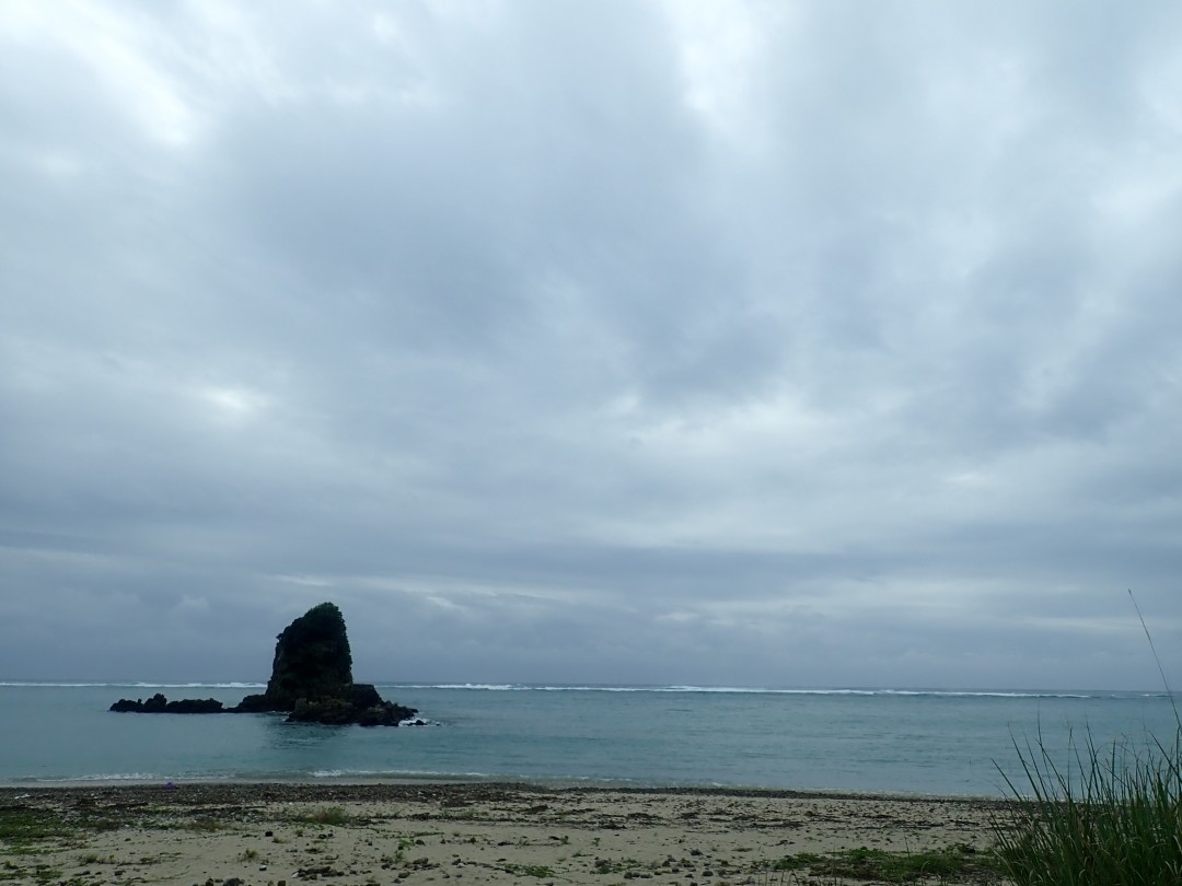 今日の嘉陽海岸