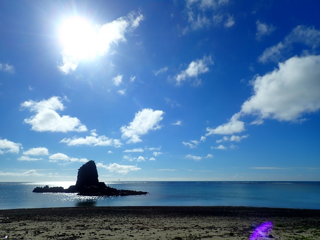 今日の嘉陽海岸